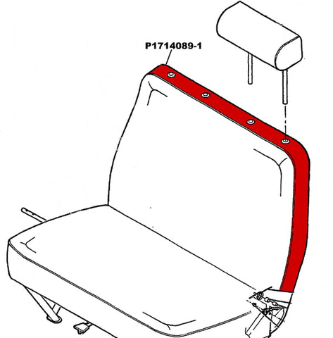 Cessna 177 seat back panel 29-P1714089-1-21B. Premier Aviations