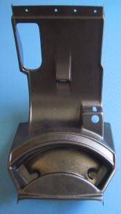 PA28 Lower Center Console with Fuel selector/Backing. 01-028425-00. Plane Parts Company