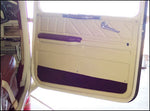Cessna Door Panels 170, 170B, 172, 175, 180, 182, 185 (Custom design with armrests) 20-01-80A. Replaces OEM parts: 0715028, 0700681, 0515005, 0511106. Manufactured by Texas Aeroplastics.