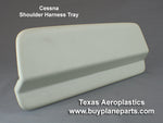 Cessna interior Shoulder Harness Tray- (left or right)  20-14-80A. Replaces OEM part: 0515010-10. Manufactured by Texas Aeroplastics. 