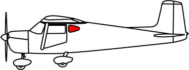 Cessna 120, 140, 150 (Left or Right) Rear Window 20-343-18C. LP Aero Plastics