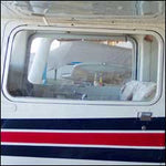 Cessna 120, 140, 150 Door Window (Left or Right) 20-342-18C. LP Aero Plastics