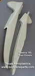 Cessna 152 Post Covers (no flap gauge slot) (1978-86) 26-13-80A. Replaces OEM parts: 0413484, 0415013. Manufactured by Texas Aeroplastics.