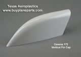 Cessna 172 vertical fin cap top. Replaces OEM part number 0531006-33. Manufactured by Texas Aeroplastics.