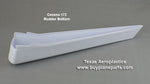 Cessna 172 airplane rudder bottom. Replaces OEM part number 0533155-1. Manufactured by Texas Aeroplastics.