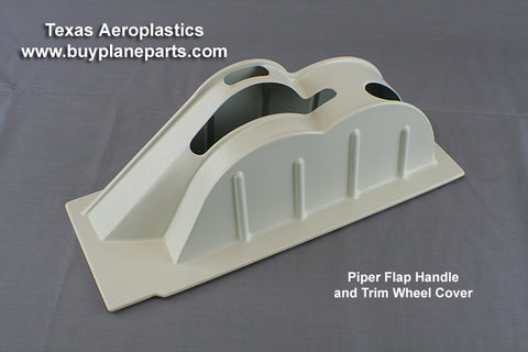 Piper Flap Handle Cover (PA-28-140,180,235,151,161,181) 60-67785-17-80A. Replaces OEM part: 67785-17. Manufactured by Texas Aeroplastics.
