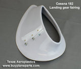 Cessna 182 Landing Gear Fairings (1976 - 1986) 31 - 03 - 80A, 0741052 - 201, 0741052 - 200 - Texas Aeroplastics
