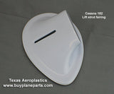 Cessna 182 Strut Fairings (All models up thru 1986) 31 - 01 - 80A, 0723605, 0723612 - Texas Aeroplastics